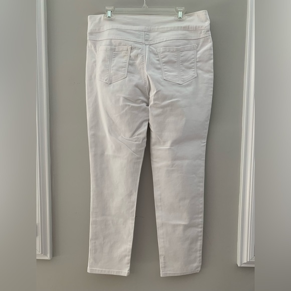 French Dressing white stretch pull on jeans size 12 - Picture 2 of 4